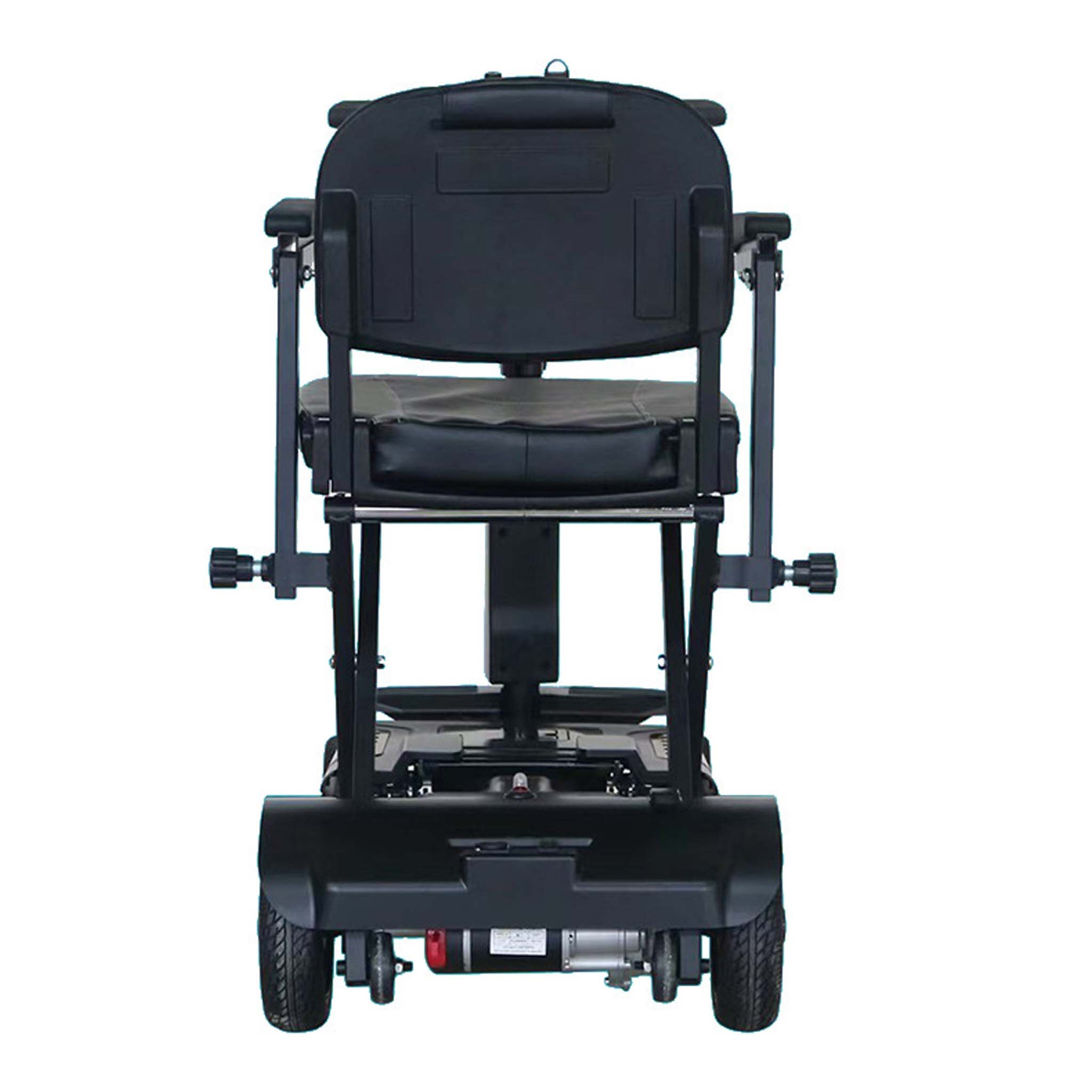Foldscoot X-12 Auto-Fold Mobility Scooter for Seniors, Electric Foldable 4-Wheel Scooter, 7.5 Mile Range, 265 LBS Capacity, Red, Fits in Car Trunks